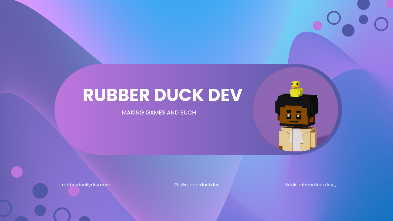Rubber Duck Dev Banner
